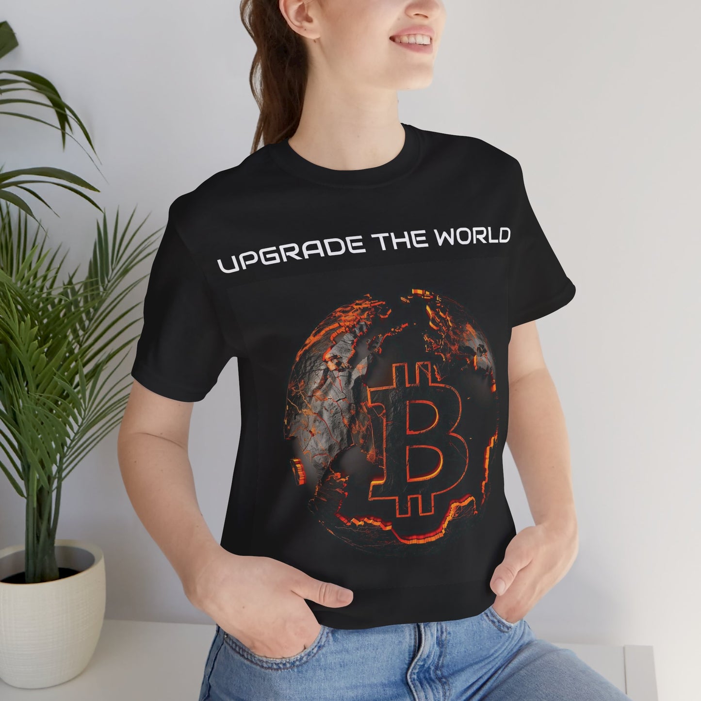 Bitcoin | Upgrade The World | T-Shirt