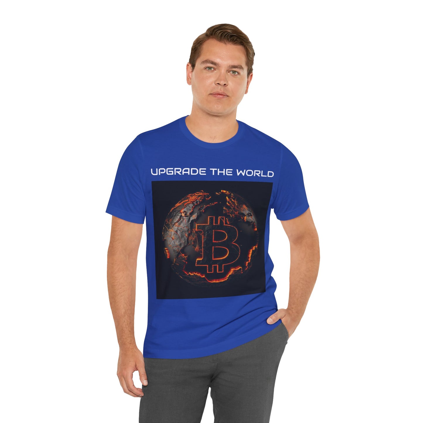 Bitcoin | Upgrade The World | T-Shirt