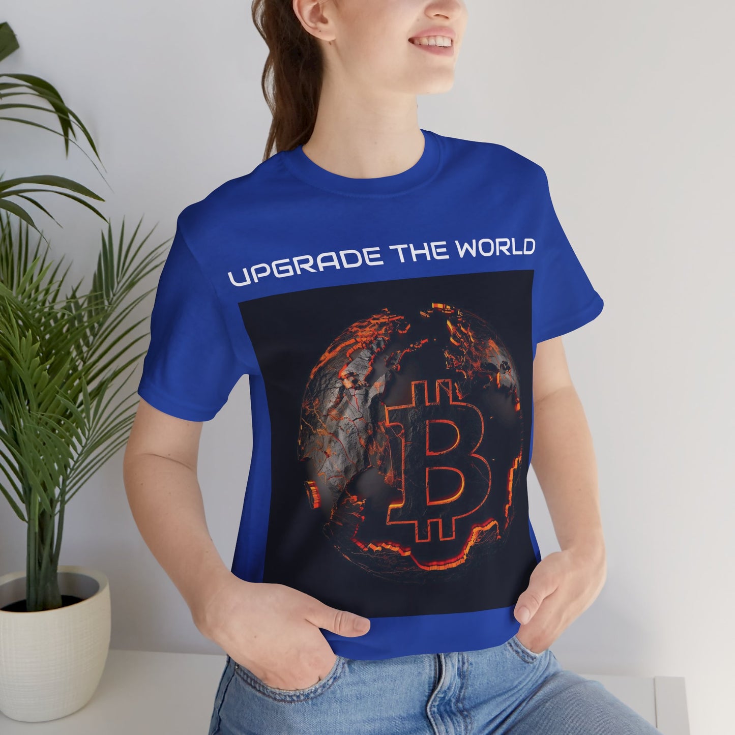 Bitcoin | Upgrade The World | T-Shirt