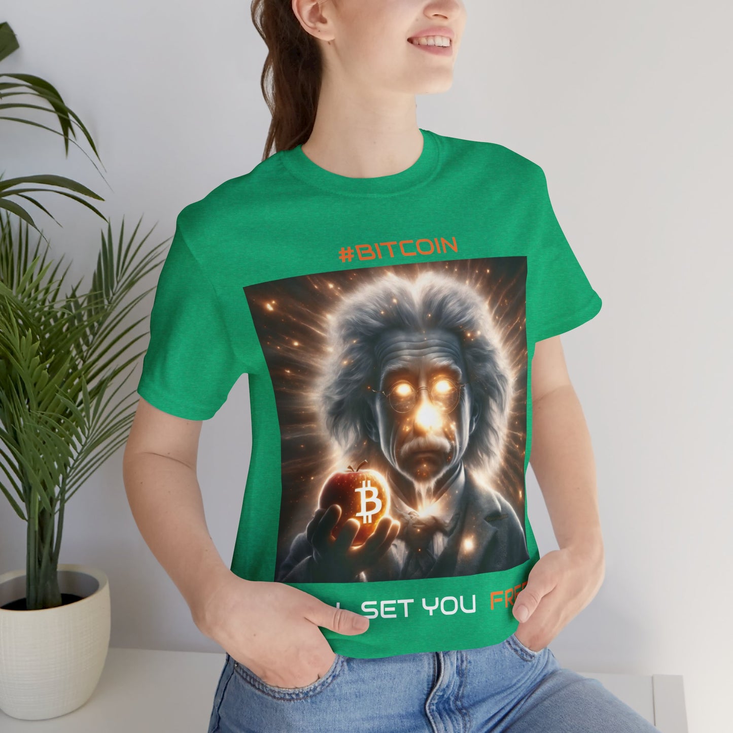 Bitcoin | Einstein | T-Shirt