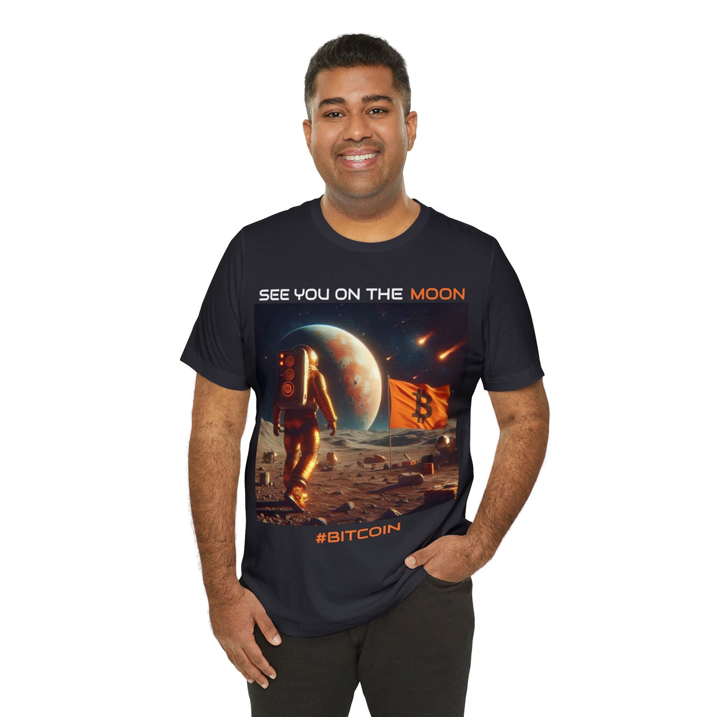 Bitcoin | See You On The Moon | T-Shirt