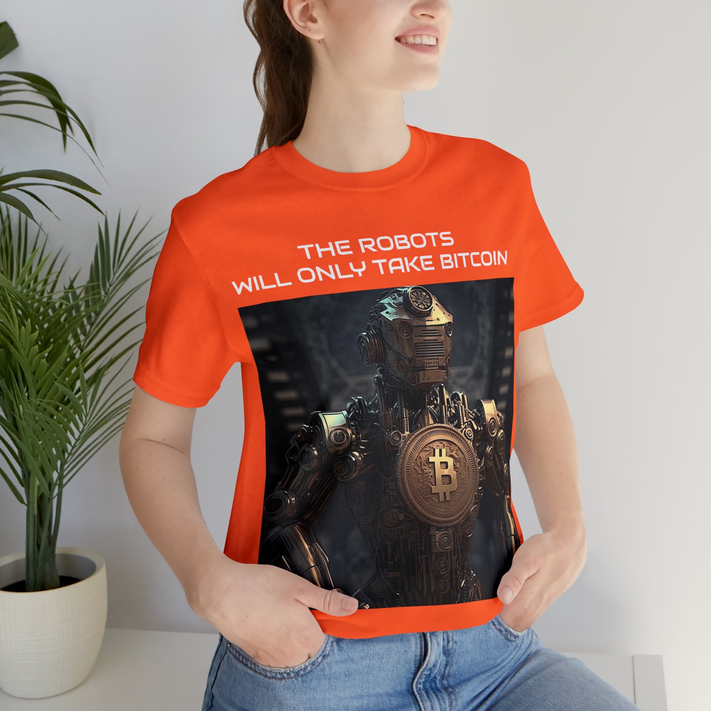 Bitcoin | Robot | T-Shirt