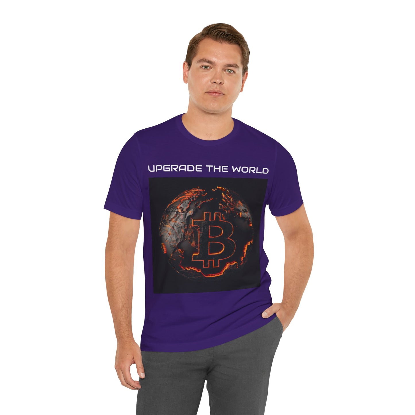 Bitcoin | Upgrade The World | T-Shirt