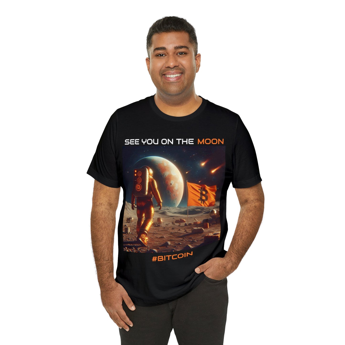 Bitcoin | See You On The Moon | T-Shirt