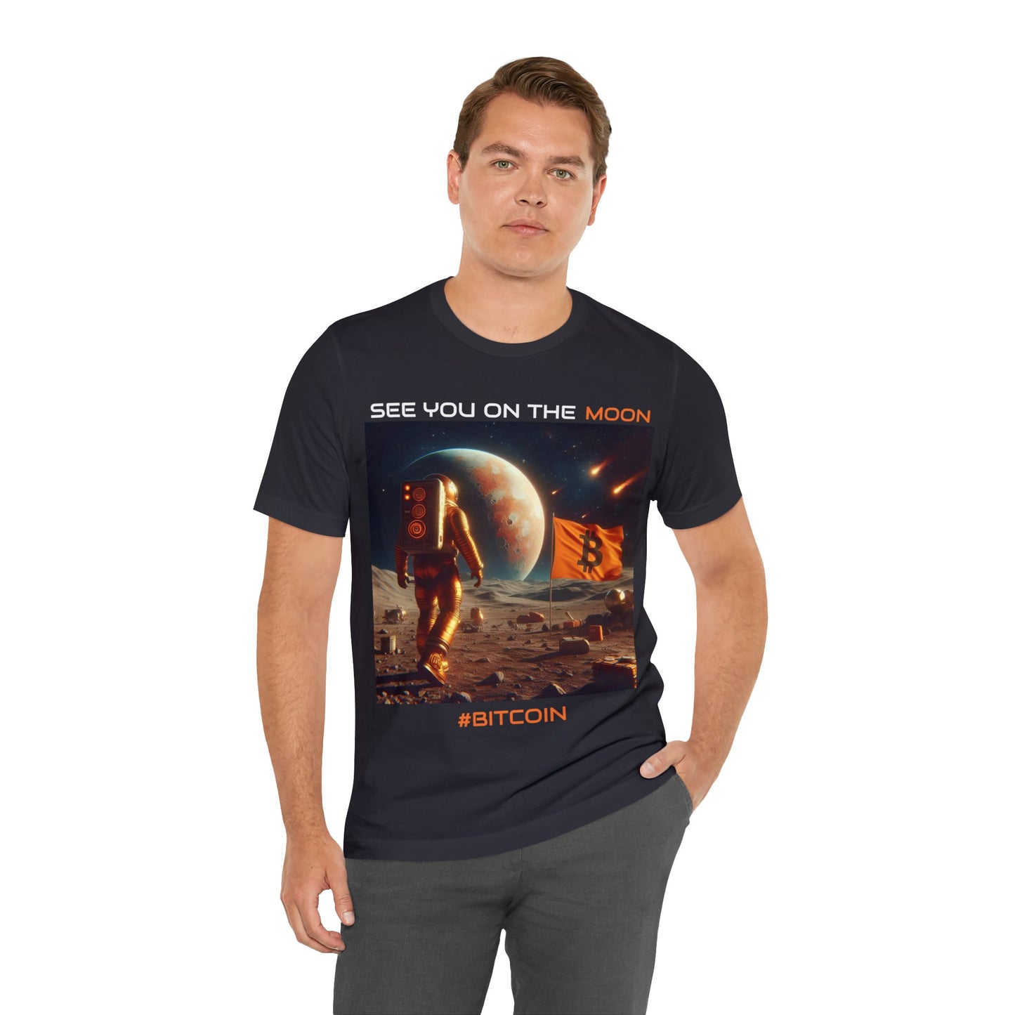 Bitcoin | See You On The Moon | T-Shirt