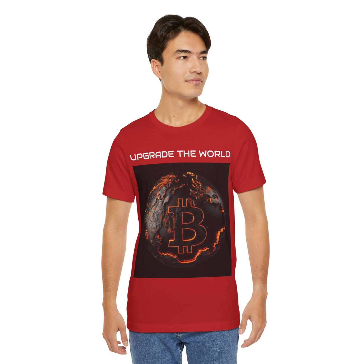 Bitcoin | Upgrade The World | T-Shirt