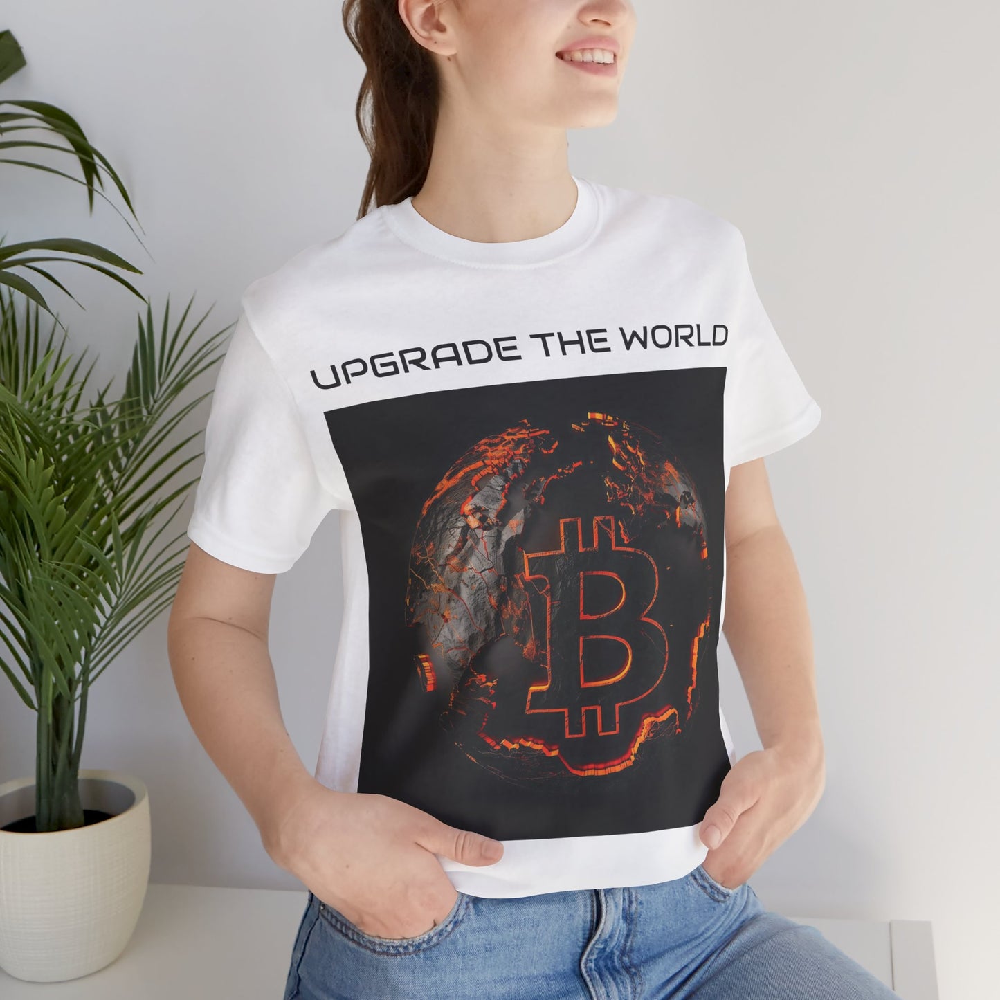 Bitcoin | Upgrade The World | T-Shirt