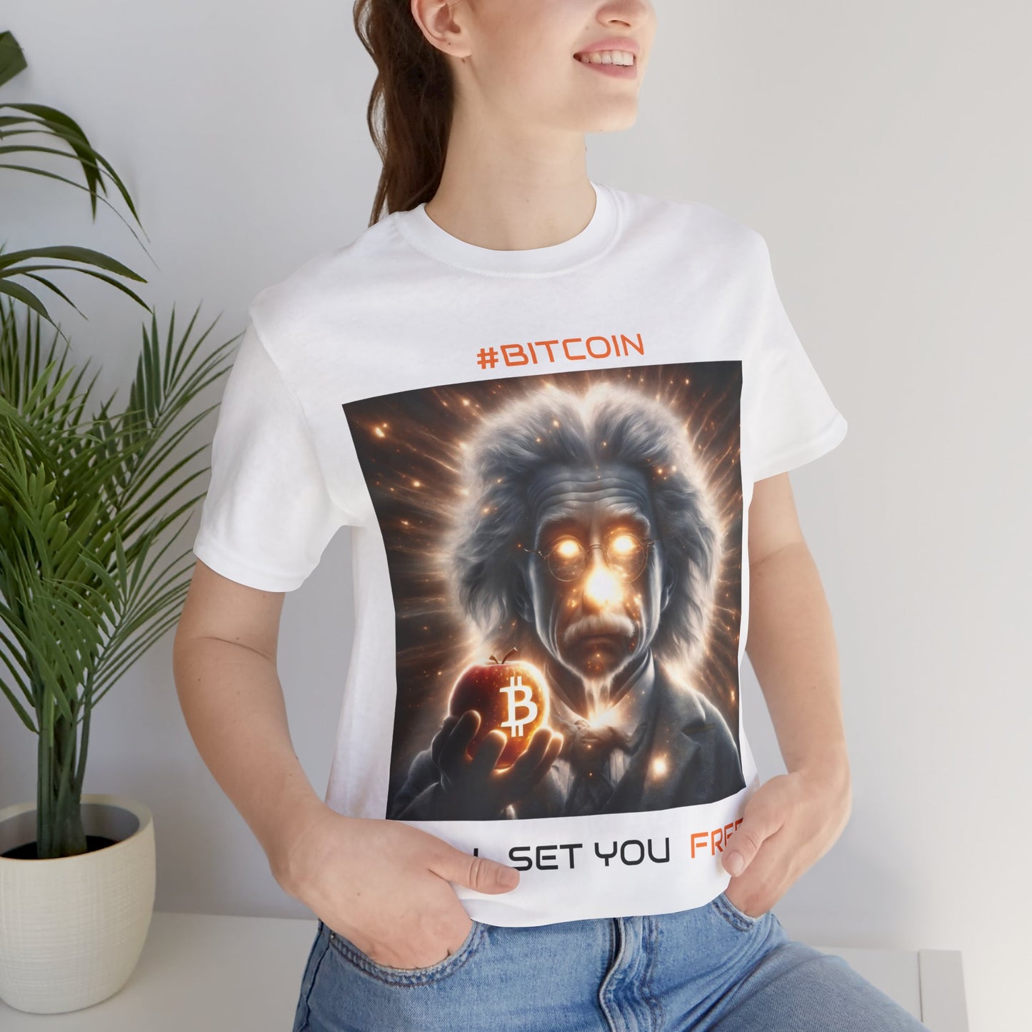 Bitcoin | Einstein | T-Shirt