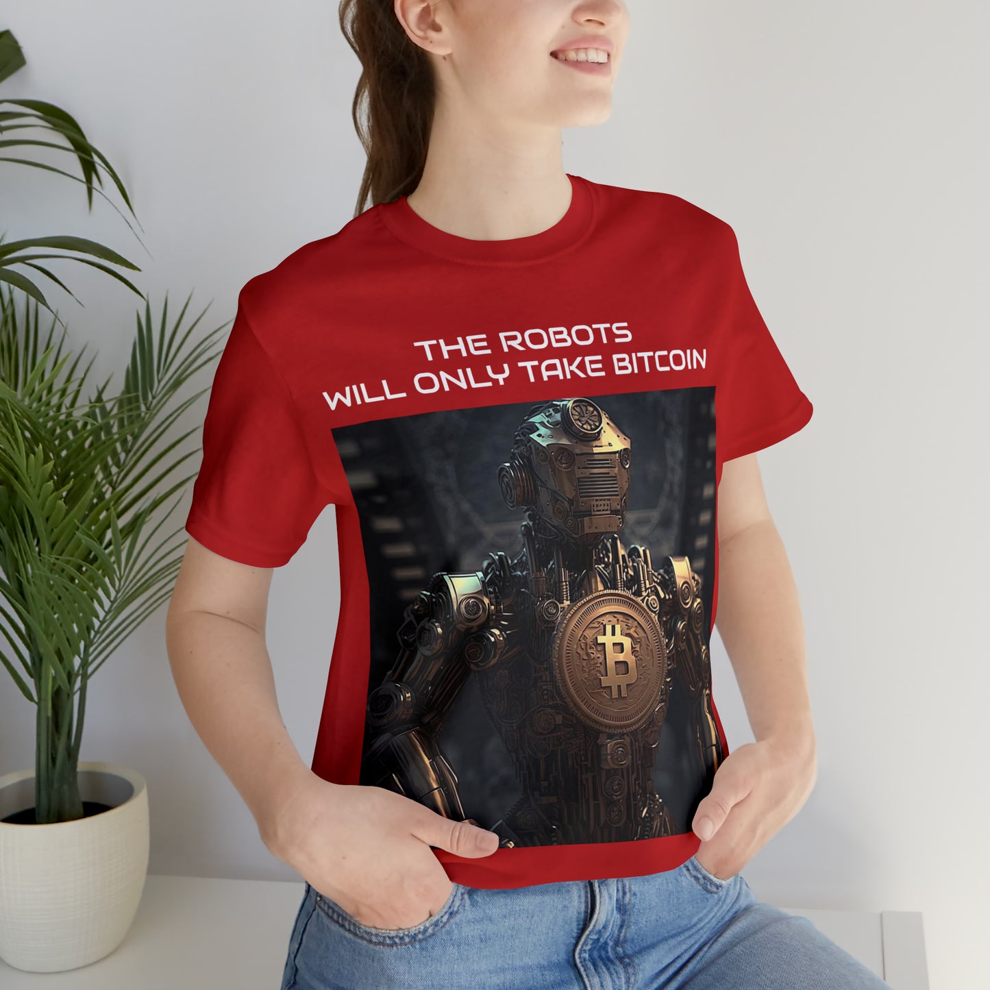 Bitcoin | Robot | T-Shirt