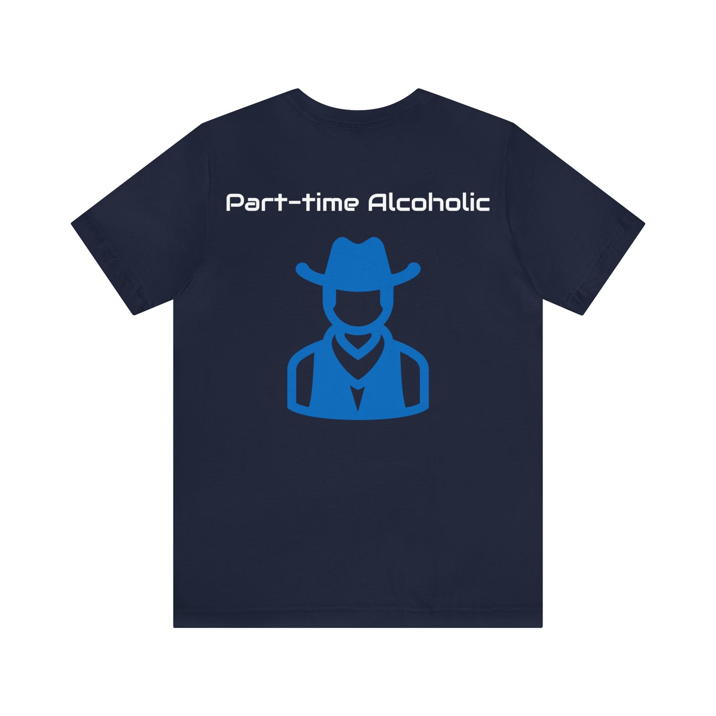 Digital Workaholic Part time Alcoholic Tee (Blue SW)