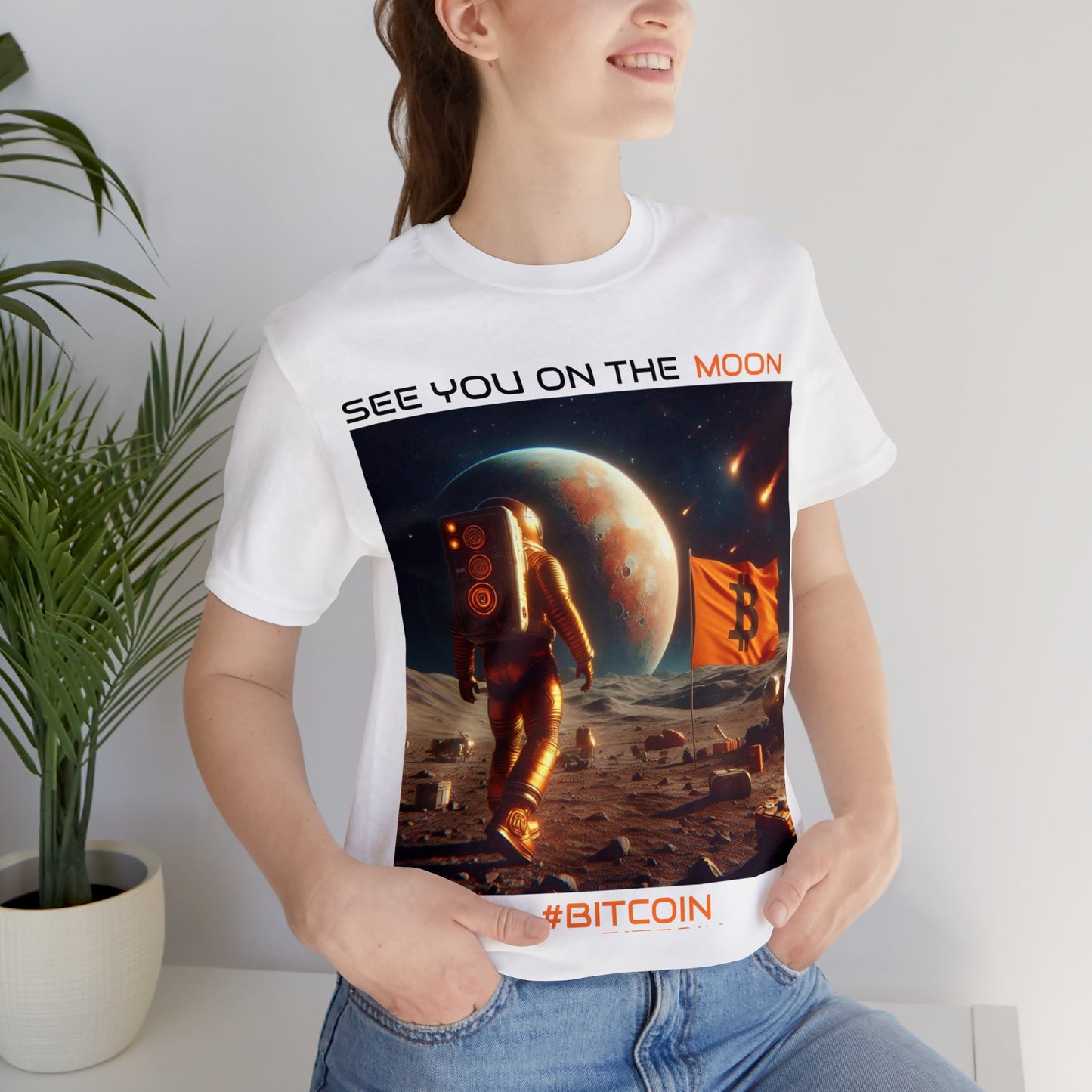 Bitcoin | See You On The Moon | T-Shirt