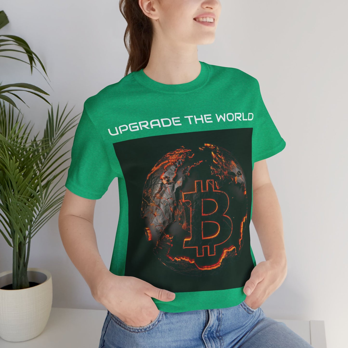 Bitcoin | Upgrade The World | T-Shirt