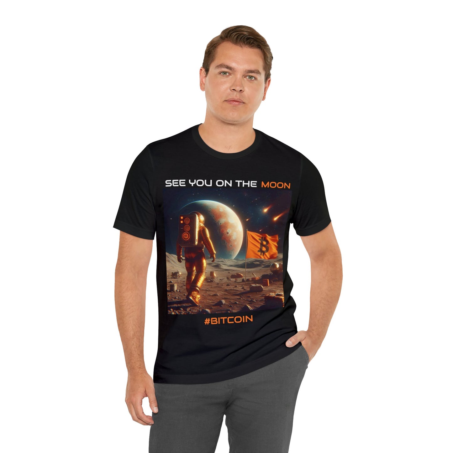 Bitcoin | See You On The Moon | T-Shirt