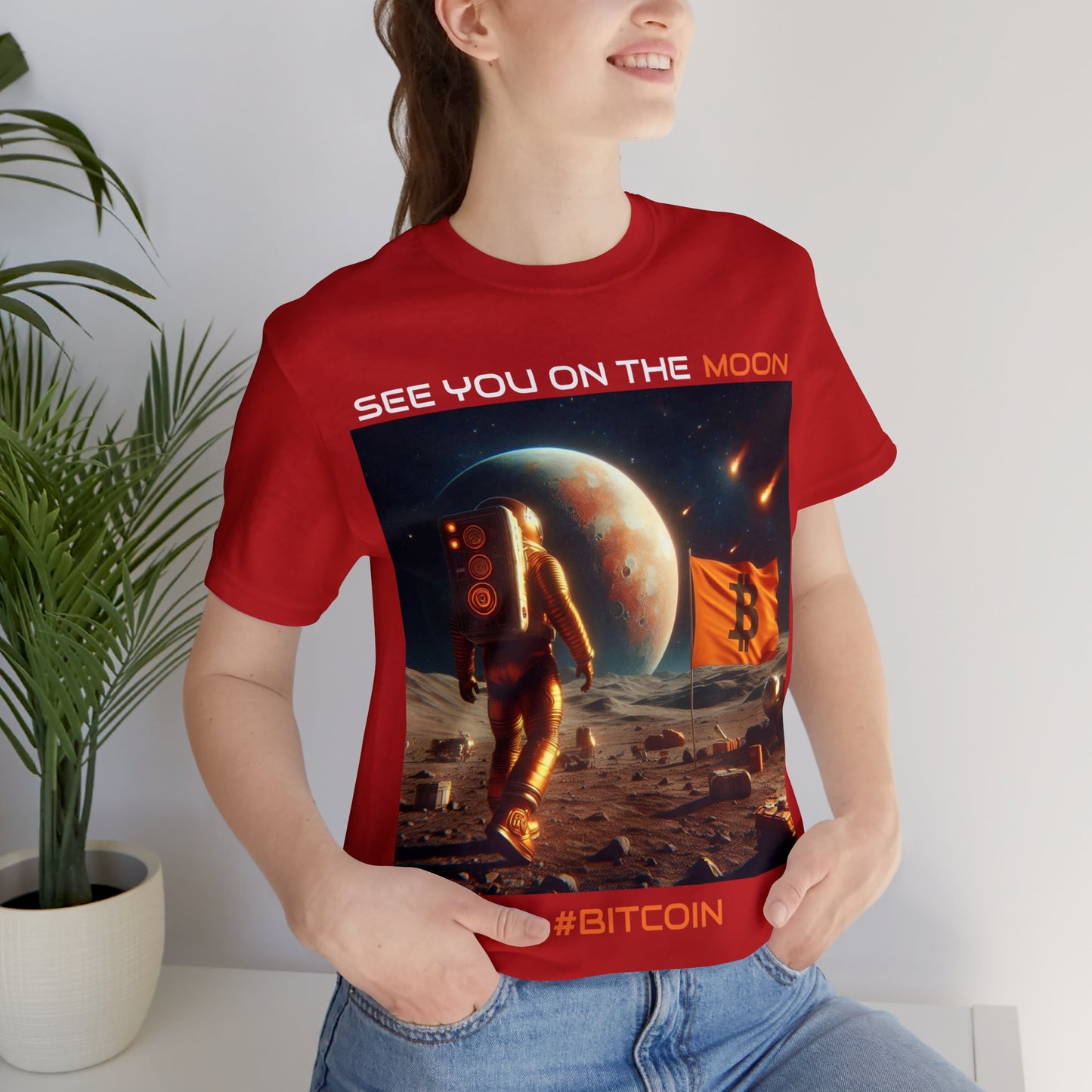 Bitcoin | See You On The Moon | T-Shirt