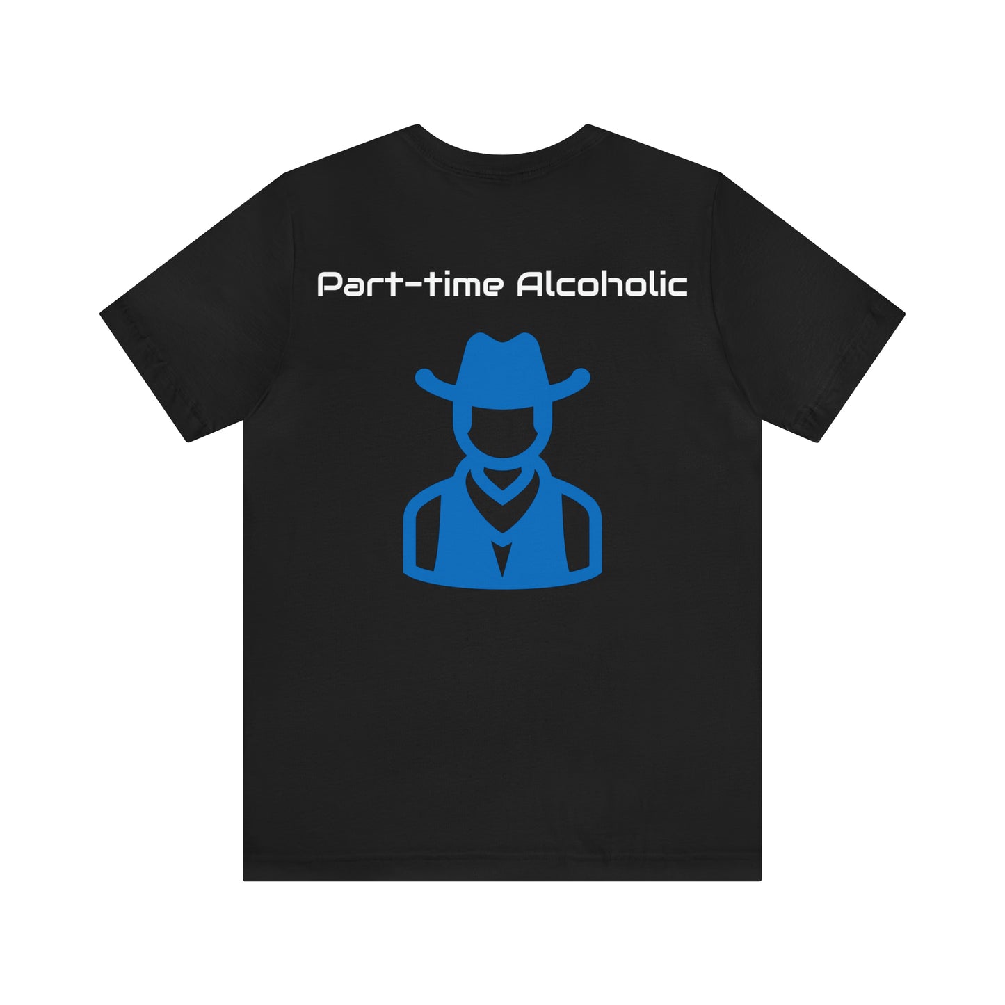 Digital Workaholic Part time Alcoholic Tee (Blue SW)