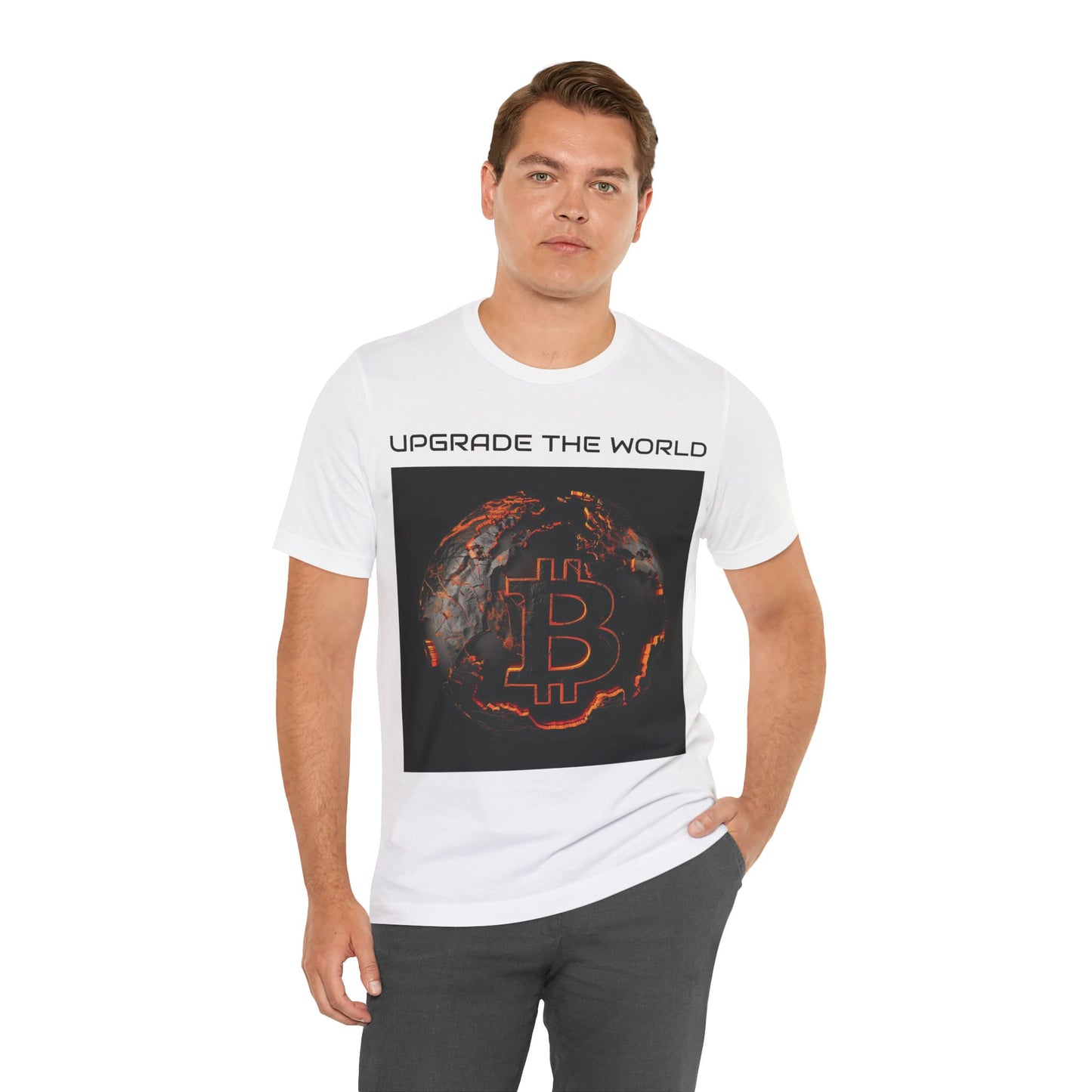 Bitcoin | Upgrade The World | T-Shirt