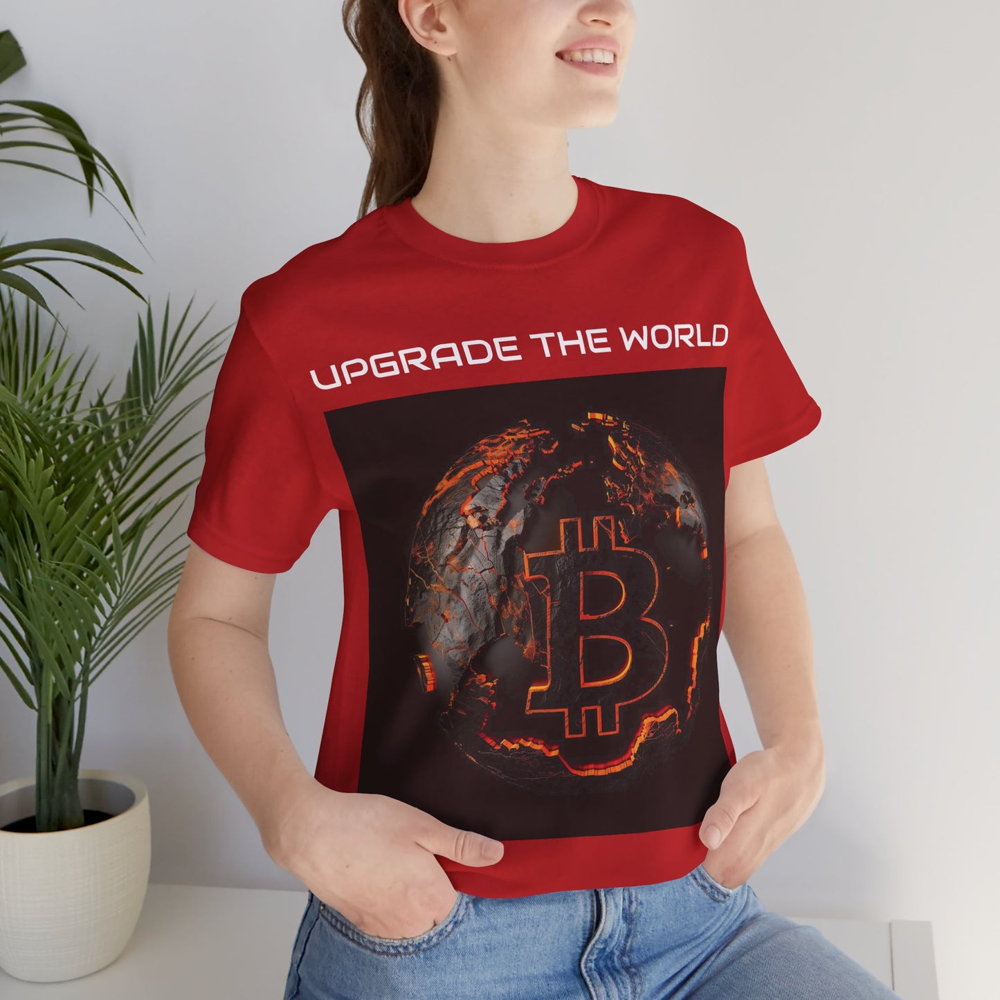 Bitcoin | Upgrade The World | T-Shirt